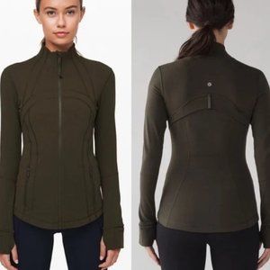Lululemon Define Jacket in Olive Size 10